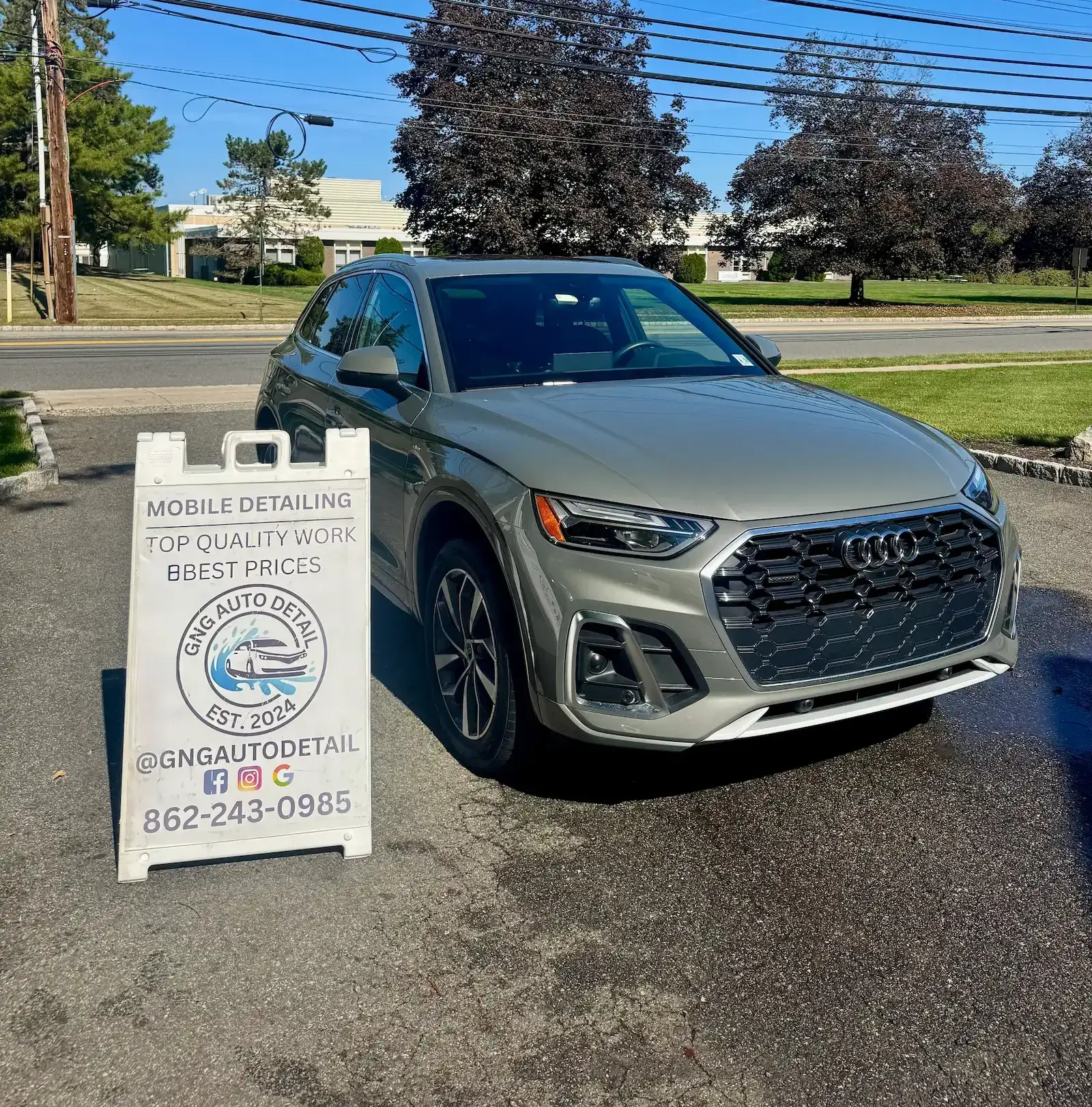 GNG Auto Detail sign Morris County NJ