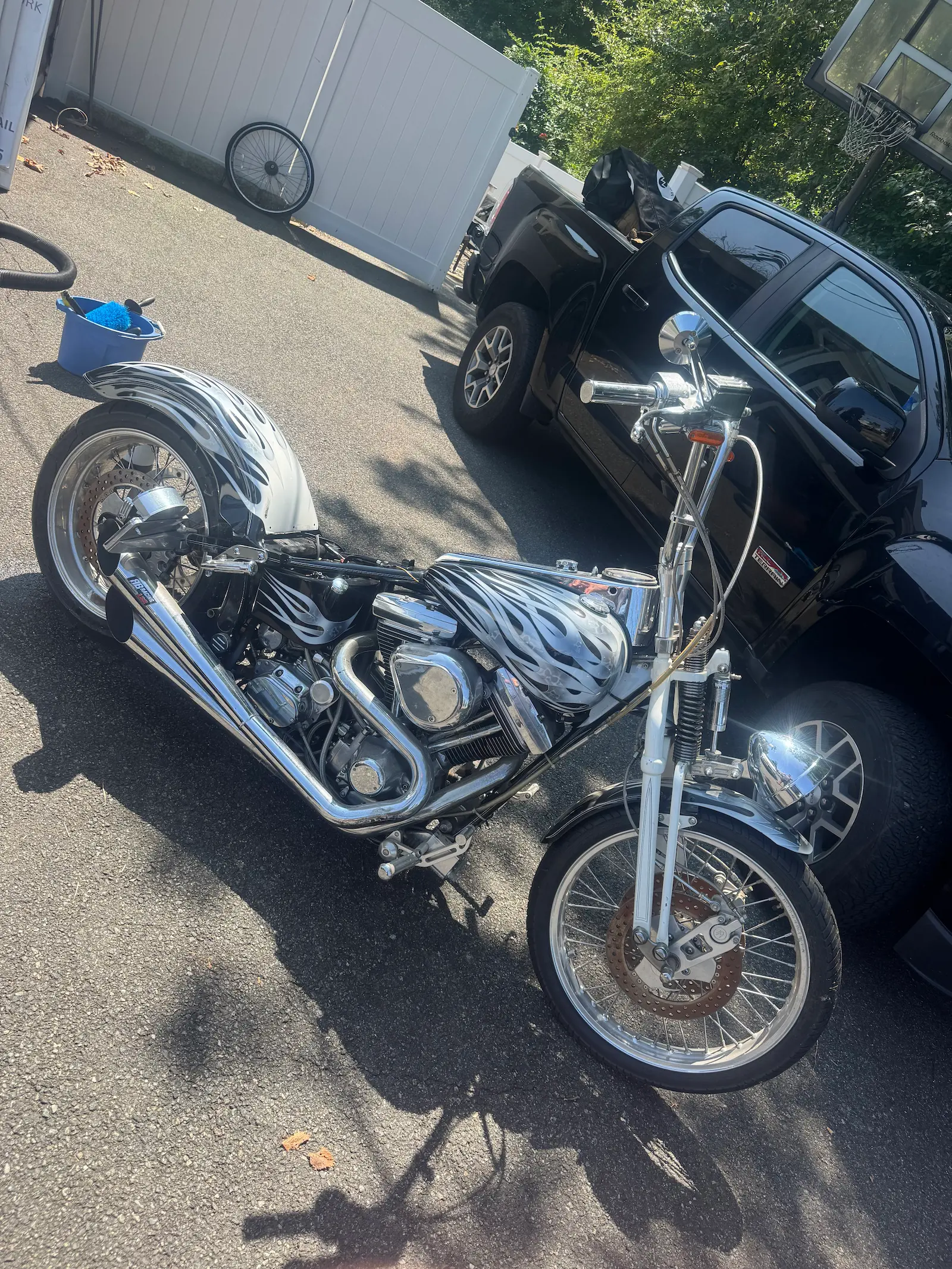 Chrome motorcycle detail by GNG Auto Detail