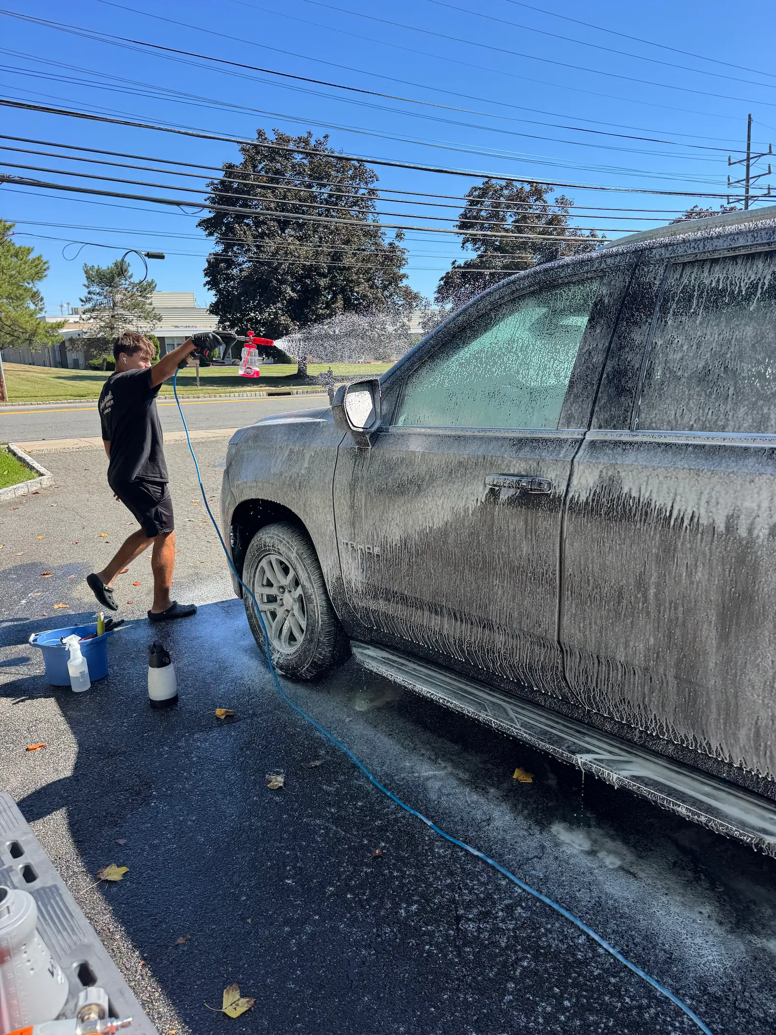 Truck exterior pressure wash by GNG Auto Detail